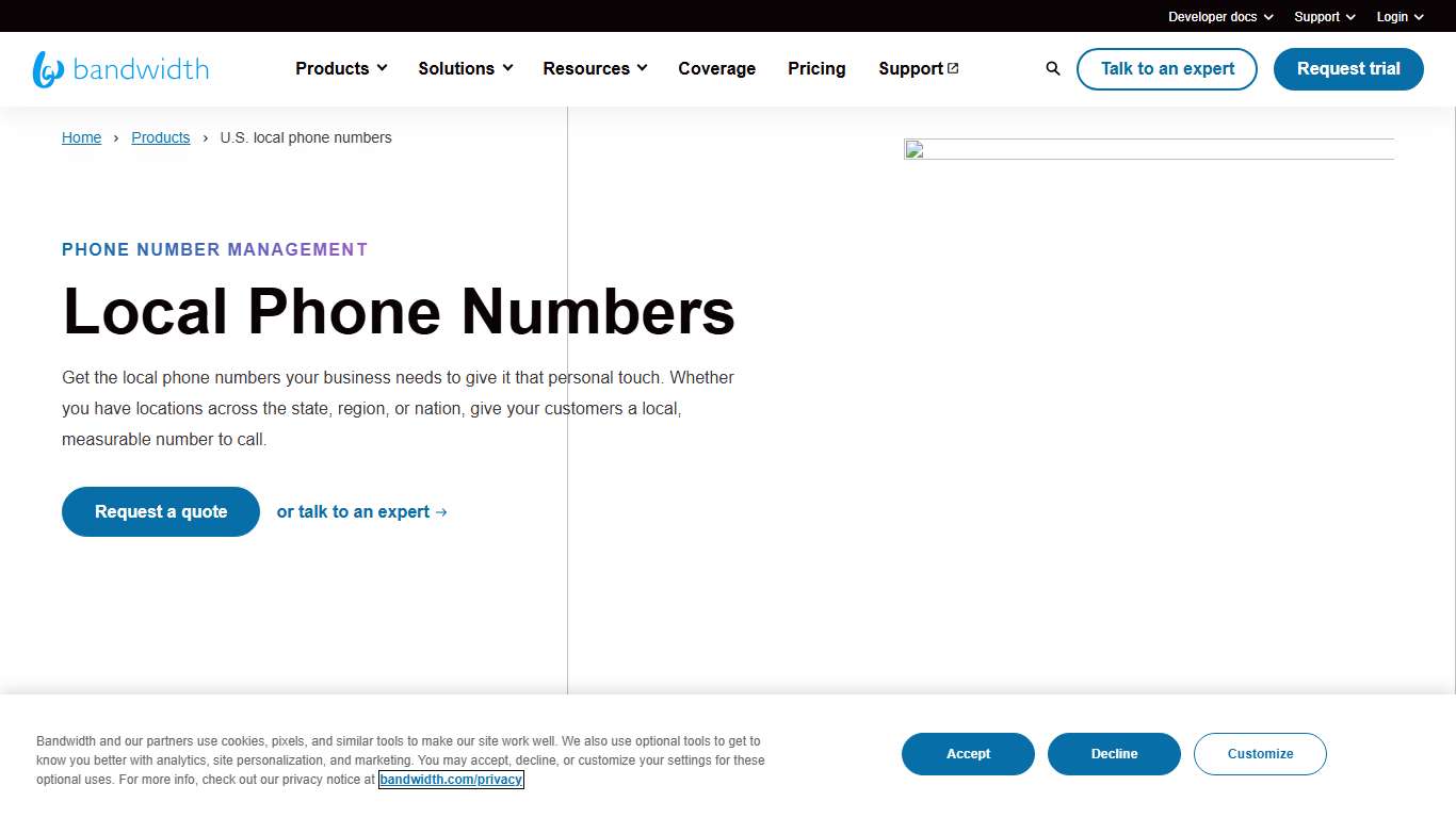 Local Phone Numbers for your Business Bandwidth